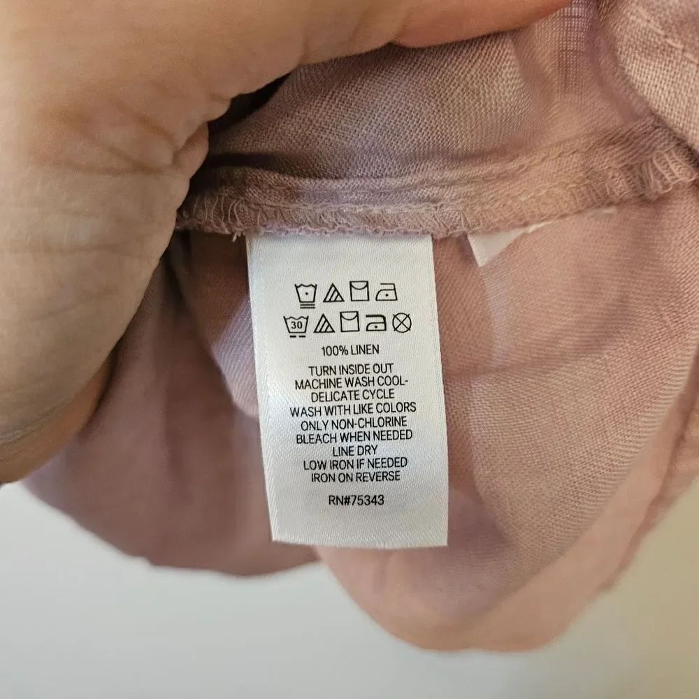 Sigrid Olsen Linen Top - Picture 7 of 8